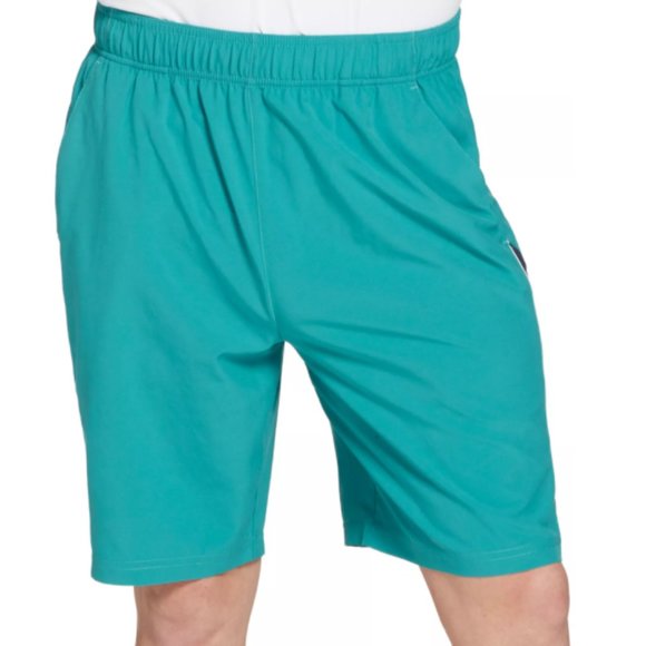 Prince Tennis Shorts Mens 2XL Teal Colorblock 9 Inch Training - Picture 2 of 4
